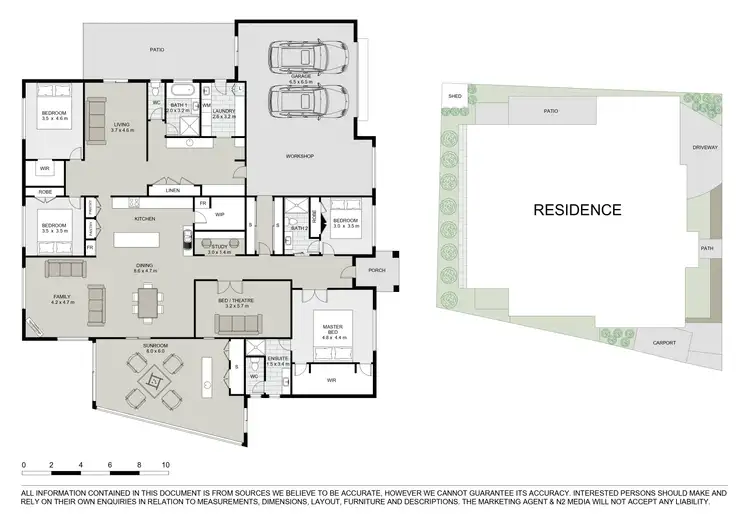 Floorplan of Homely house listing, 8 Jubilee Drive, Jordan Springs NSW 2747