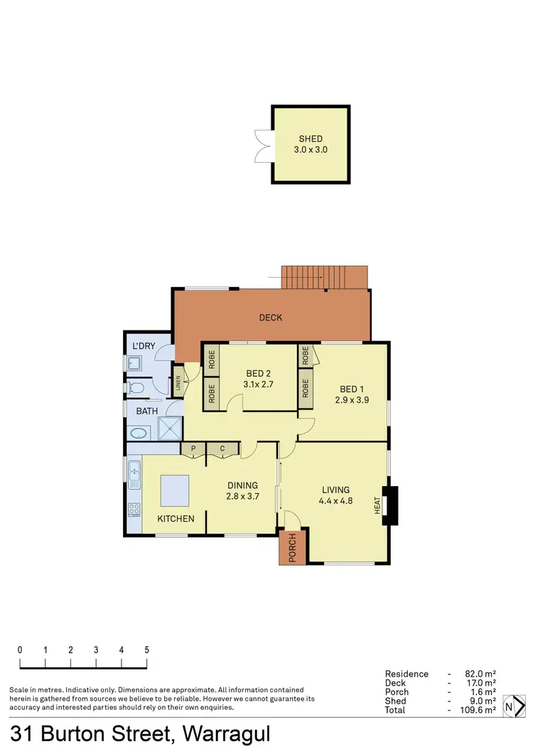 Floorplan of Homely house listing, 31 Burton Street, Warragul VIC 3820