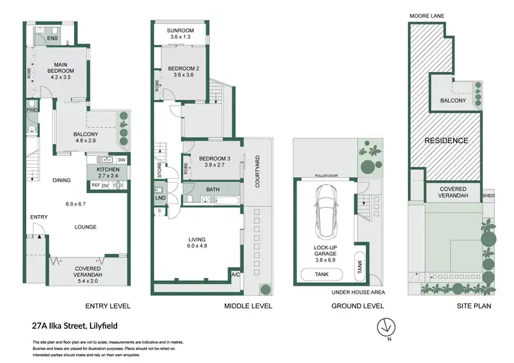 Floorplan of Homely house listing, 27A Ilka Street, Lilyfield NSW 2040