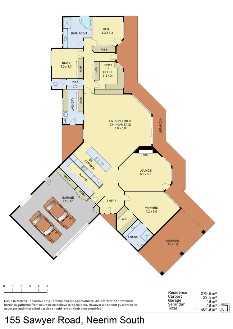 Floorplan of Homely rural property listing, 155 Sawyer Road, Neerim South VIC 3831
