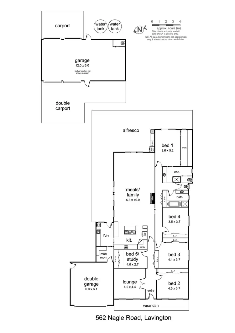 Floorplan of Homely house listing, 562 Nagle Road, Lavington NSW 2641