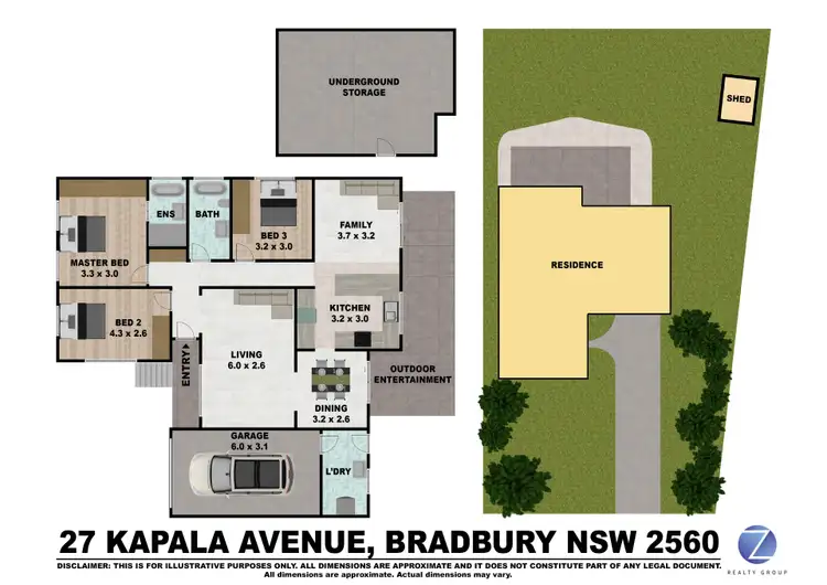 Floorplan of Homely house listing, 27 Kapala Avenue, Bradbury NSW 2560
