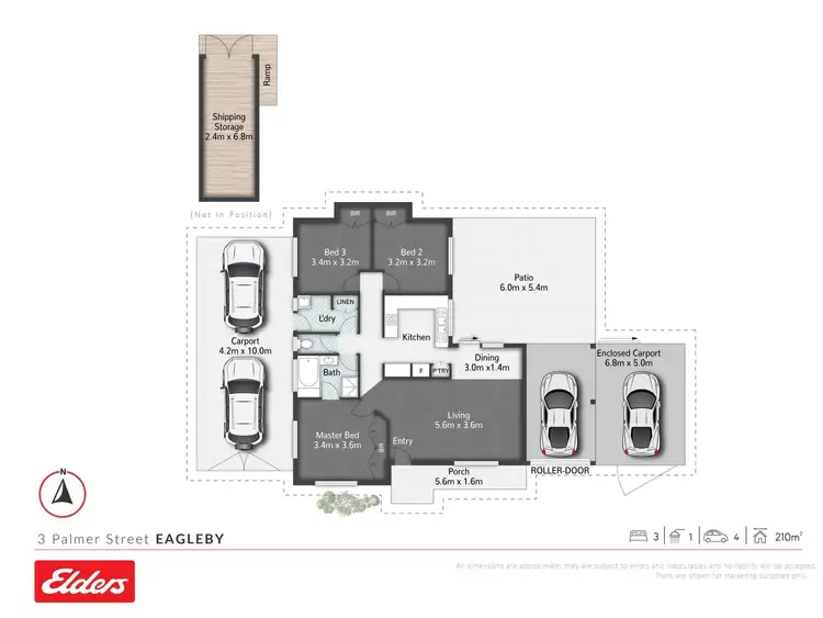 Floorplan of Homely house listing, 3 Palmer Street, Eagleby QLD 4207