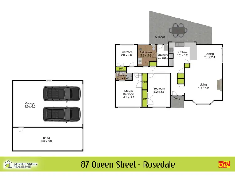 Floorplan of Homely house listing, 87 Queen Street, Rosedale VIC 3847