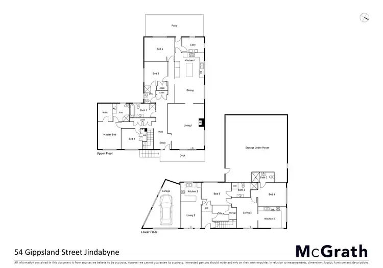 Floorplan of Homely house listing, 54 Gippsland Street, Jindabyne NSW 2627