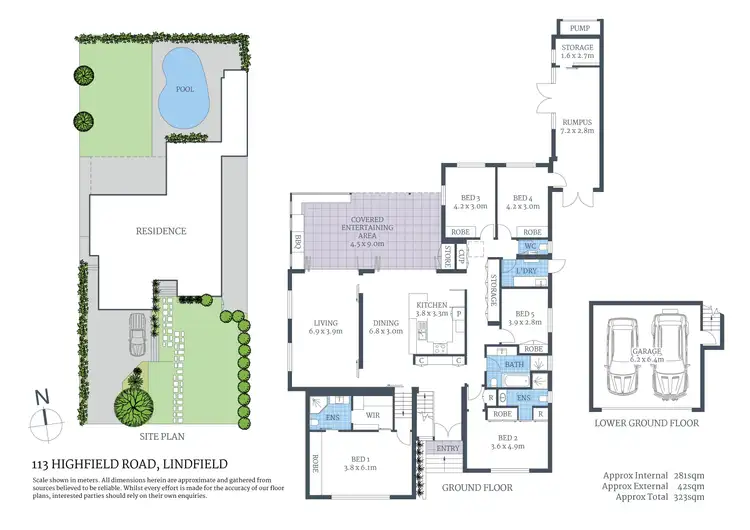 Floorplan of Homely house listing, 113 Highfield Road, Lindfield NSW 2070
