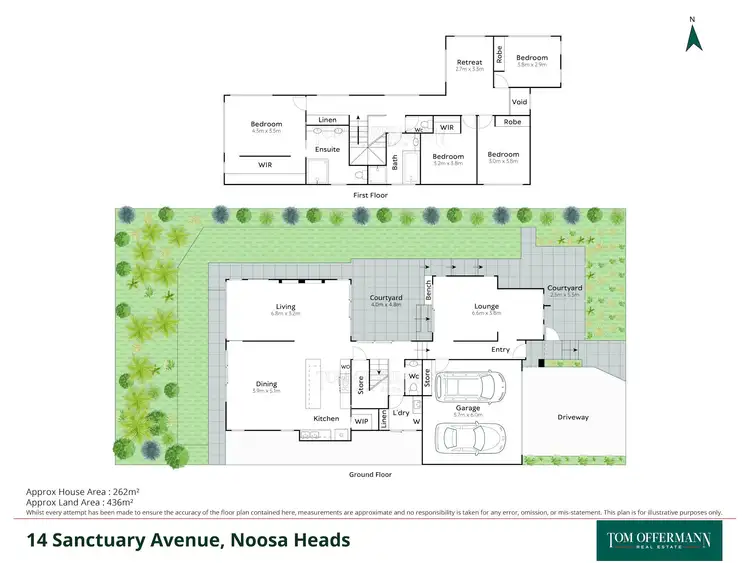 Floorplan of Homely house listing, 14 Sanctuary Avenue, Noosa Heads QLD 4567