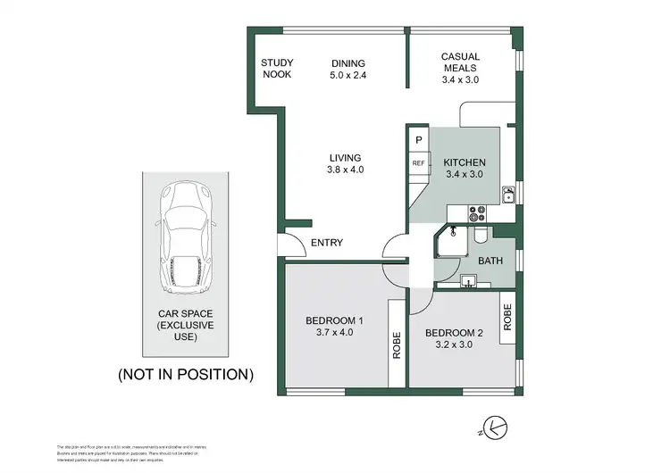 Floorplan of Homely apartment listing, 3/84 Upper Pitt Street, Kirribilli NSW 2061