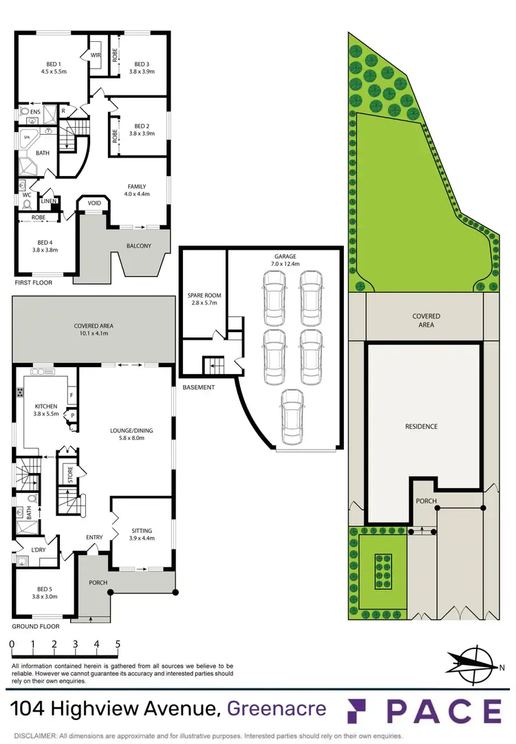 Floorplan of Homely house listing, 104 Highview Avenue, Greenacre NSW 2190