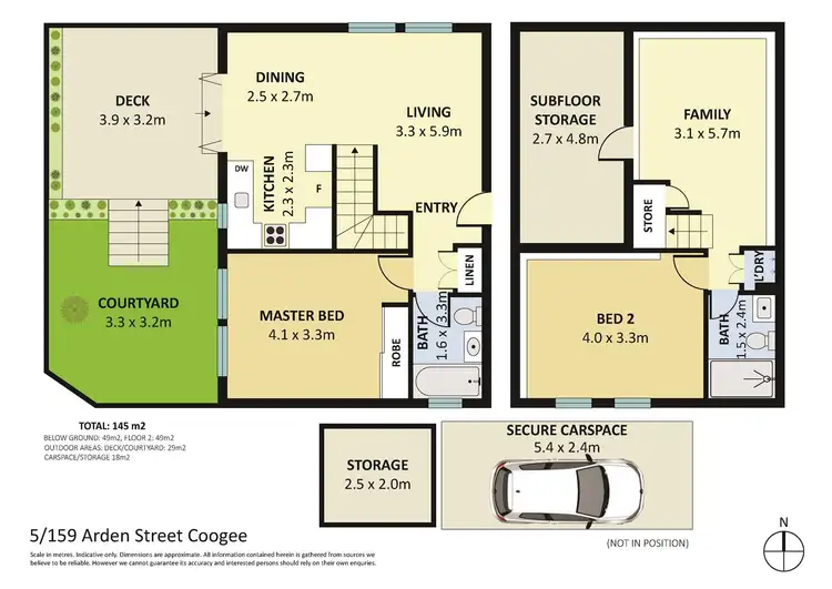 Floorplan of Homely apartment listing, 5/159 Arden Street, Coogee NSW 2034