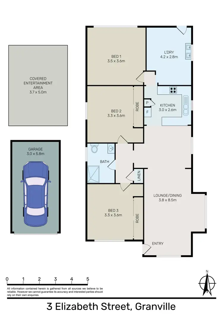 Floorplan of Homely house listing, 3 Elizabeth Street, Granville NSW 2142