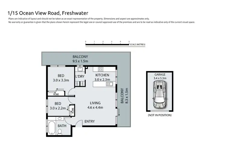 Floorplan of Homely apartment listing, 1/15 Ocean View Road, Freshwater NSW 2096