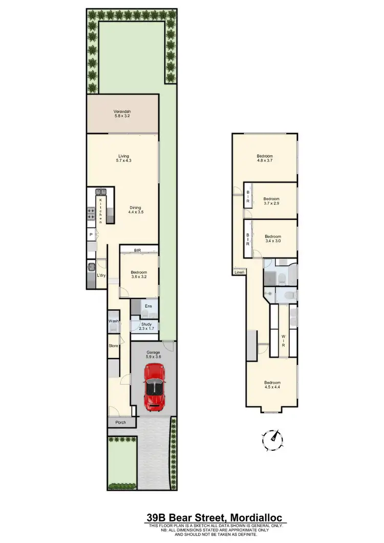 Floorplan of Homely unit listing, 39B Bear Street, Mordialloc VIC 3195