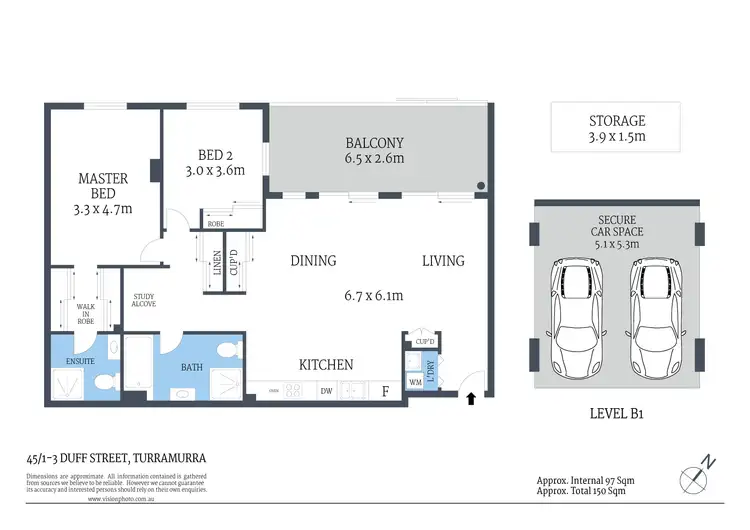 Floorplan of Homely apartment listing, 45/1-3 Duff Street, Turramurra NSW 2074