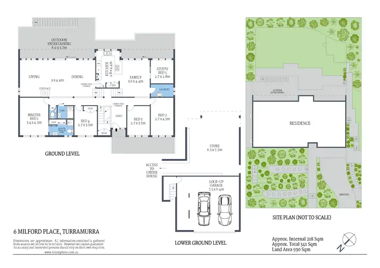 Floorplan of Homely house listing, 6 Milford Place, Turramurra NSW 2074