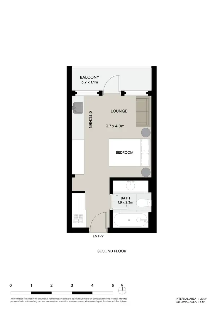 Floorplan of Homely apartment listing, 203/75 The Strand, North Ward QLD 4810