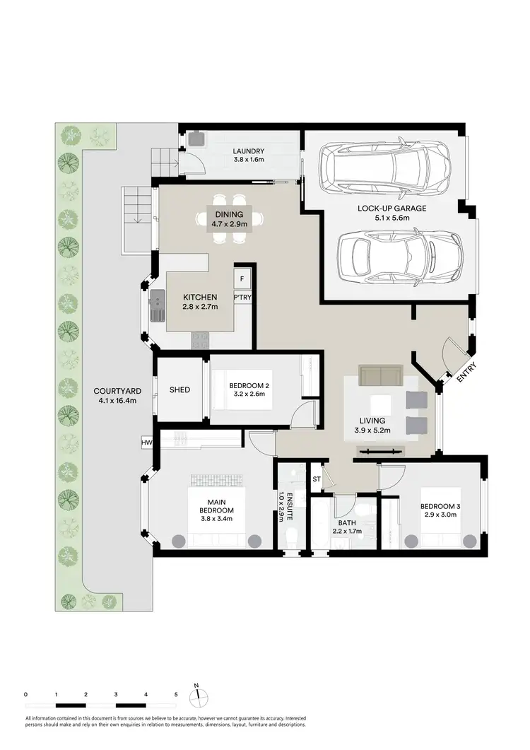 Floorplan of Homely villa listing, 15/23 Dudley Avenue, Caringbah South NSW 2229