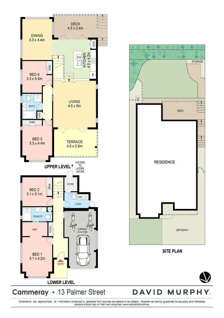 Floorplan of Homely house listing, 13 Palmer Street, Cammeray NSW 2062