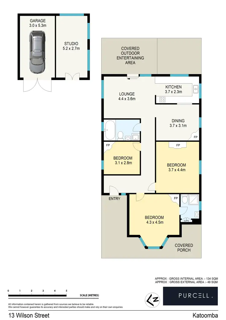 Floorplan of Homely house listing, 13 Wilson Street, Katoomba NSW 2780