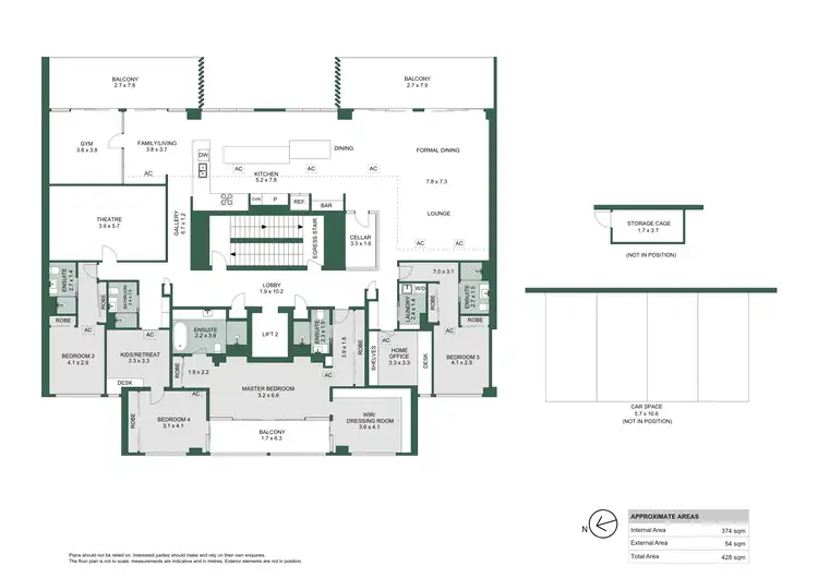 Floorplan of Homely apartment listing, 1207/75 Shortland Esplanade, Newcastle NSW 2300