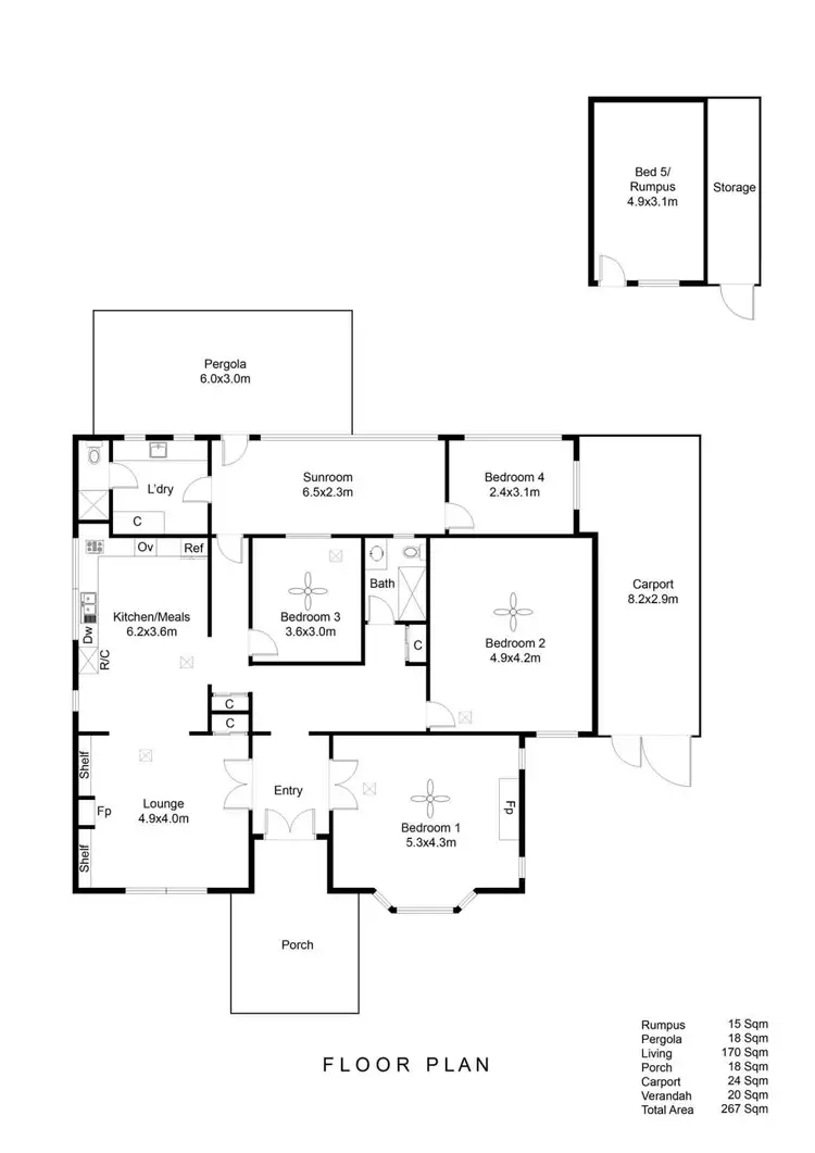Floorplan of Homely house listing, 44 Lambert Road, Royston Park SA 5070