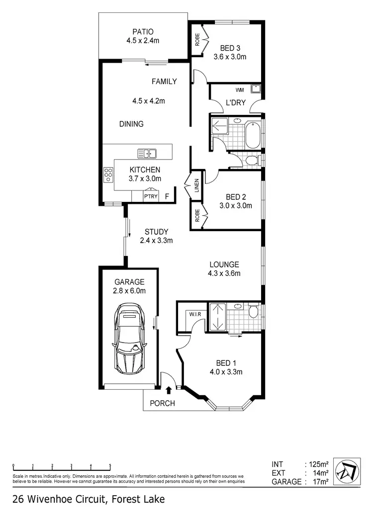 Floorplan of Homely house listing, 26 Wivenhoe Circuit, Forest Lake QLD 4078