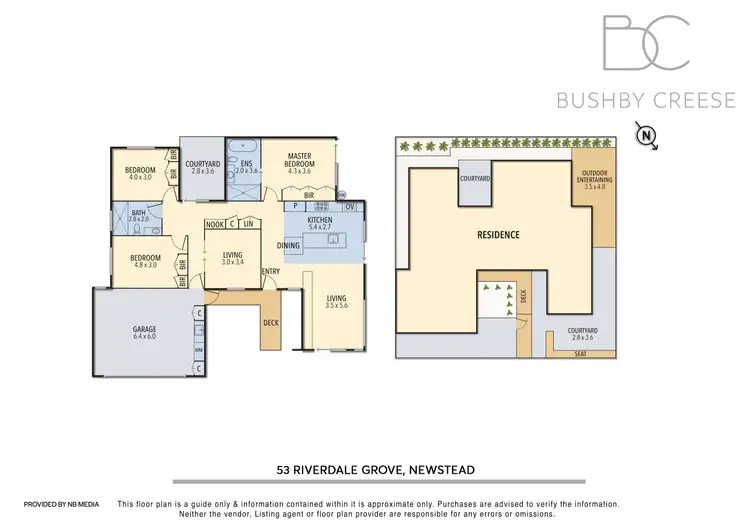 Floorplan of Homely house listing, 53 Riverdale Grove, Newstead TAS 7250