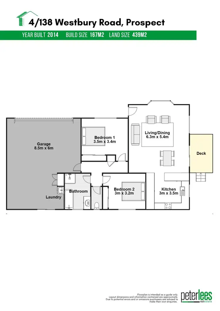 Floorplan of Homely unit listing, 4/138 Westbury Road, Prospect TAS 7250