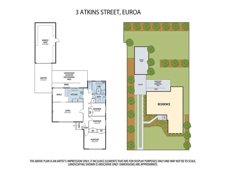 Floorplan of Homely house listing, 3 Atkins Street, Euroa VIC 3666