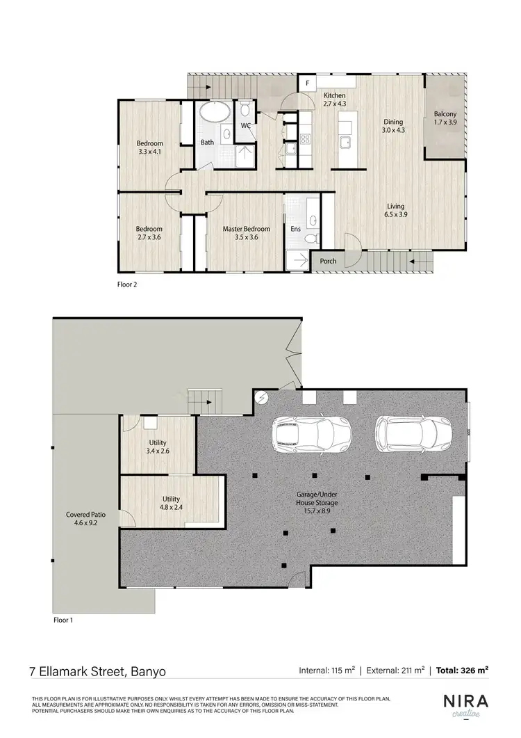 Floorplan of Homely house listing, 7 Ellamark Street, Banyo QLD 4014