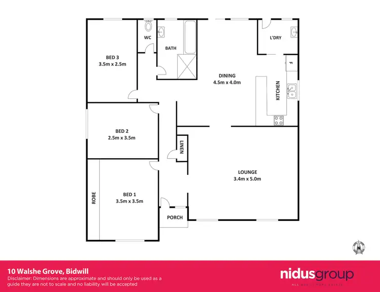 Floorplan of Homely house listing, 10 Walshe Grove, Bidwill NSW 2770
