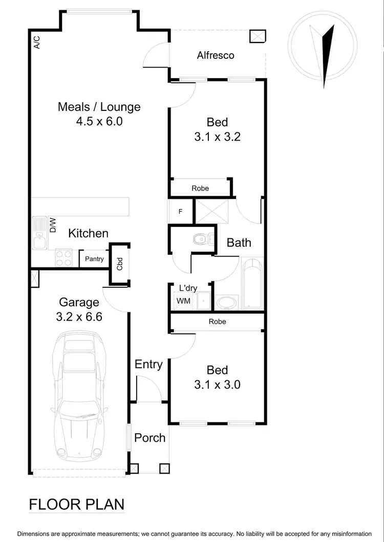 Floorplan of Homely unit listing, 78/105 Mountain Highway, Wantirna VIC 3152