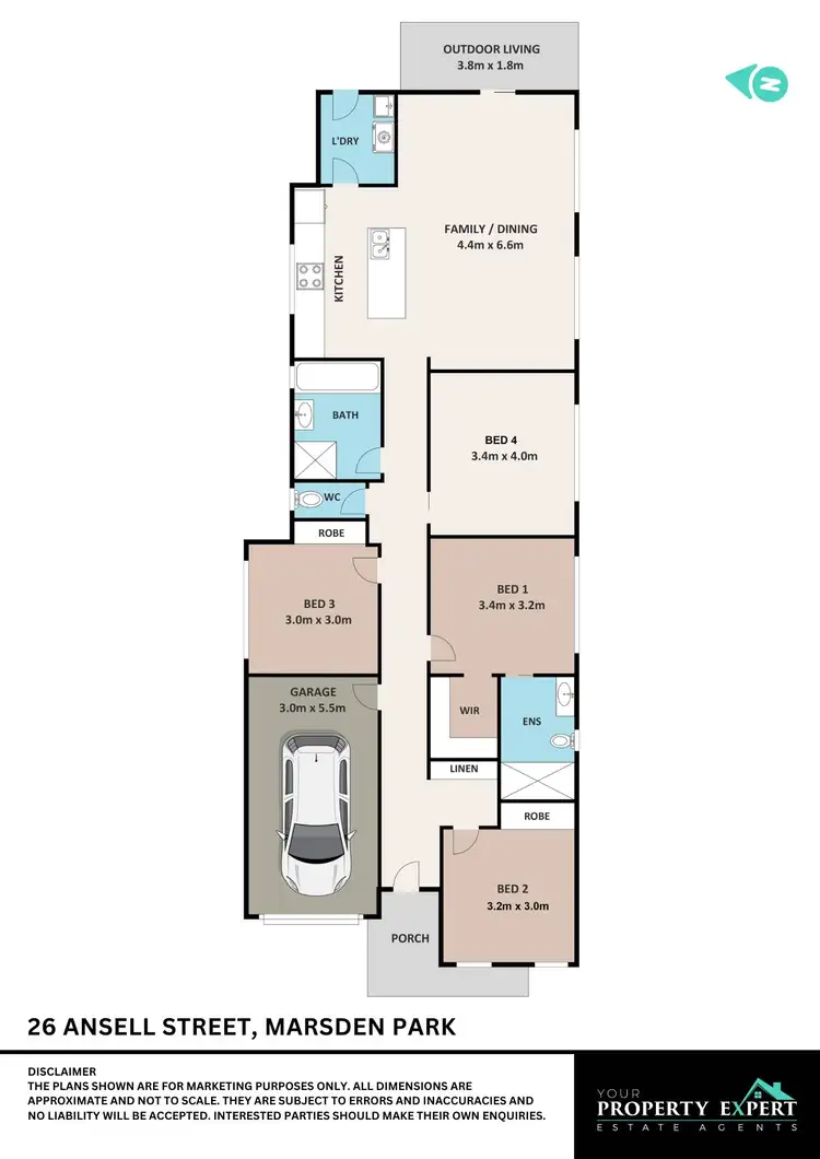 Floorplan of Homely house listing, 26 Ansell Street, Marsden Park NSW 2765