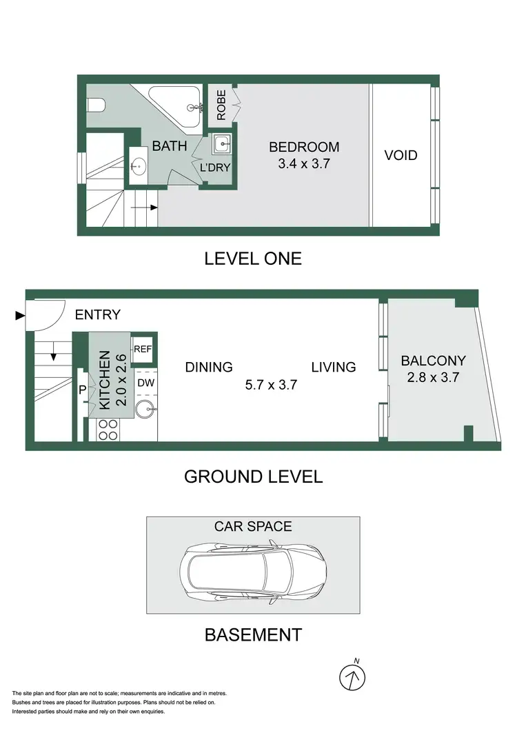 Floorplan of Homely apartment listing, 6/553-555 Elizabeth Street, Surry Hills NSW 2010