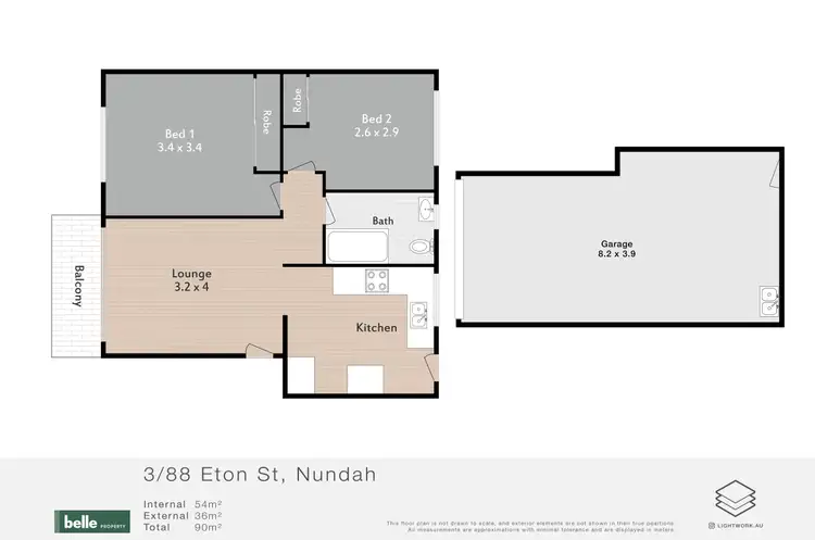 Floorplan of Homely unit listing, 3/88 Eton Street, Nundah QLD 4012