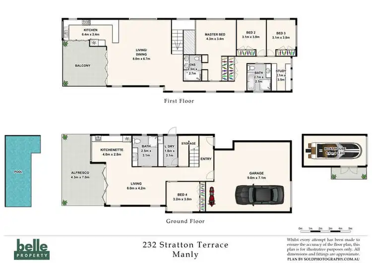 Floorplan of Homely house listing, 232 Stratton Terrace, Manly QLD 4179