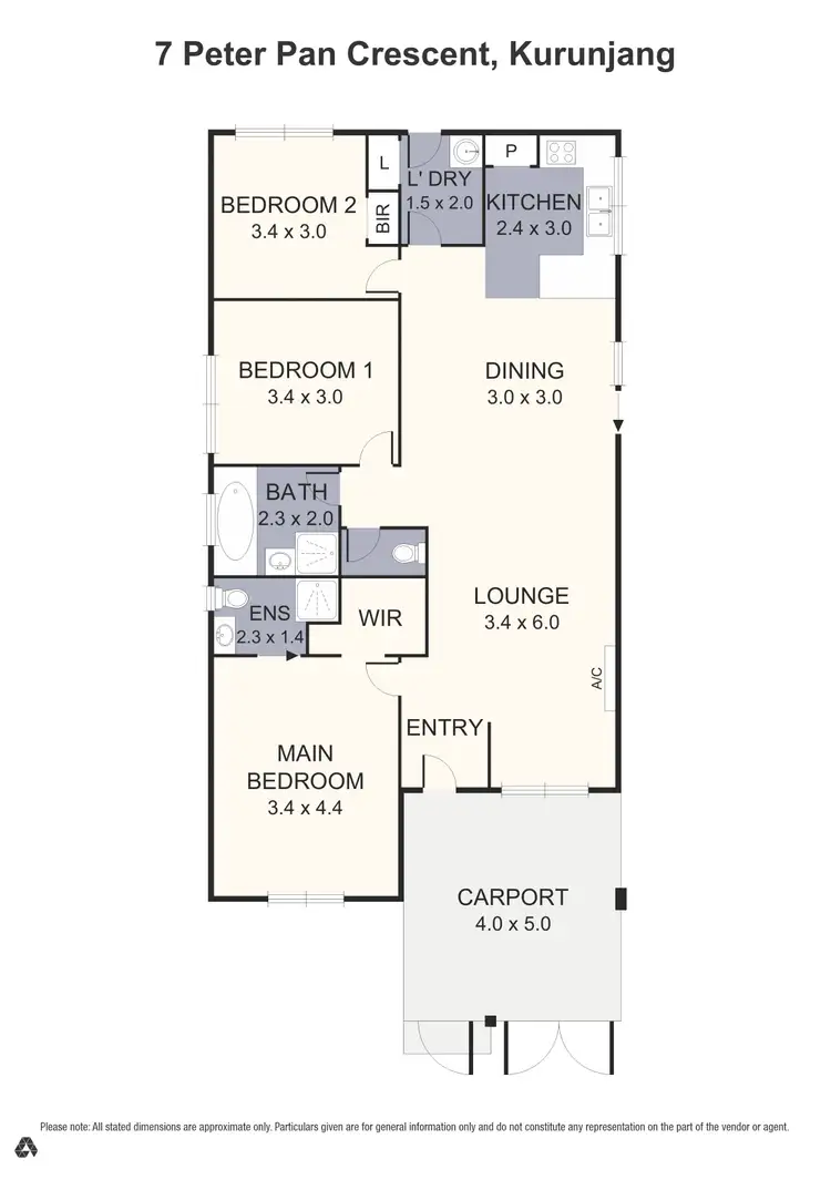 Floorplan of Homely house listing, 7 Peter Pan Crescent, Kurunjang VIC 3337