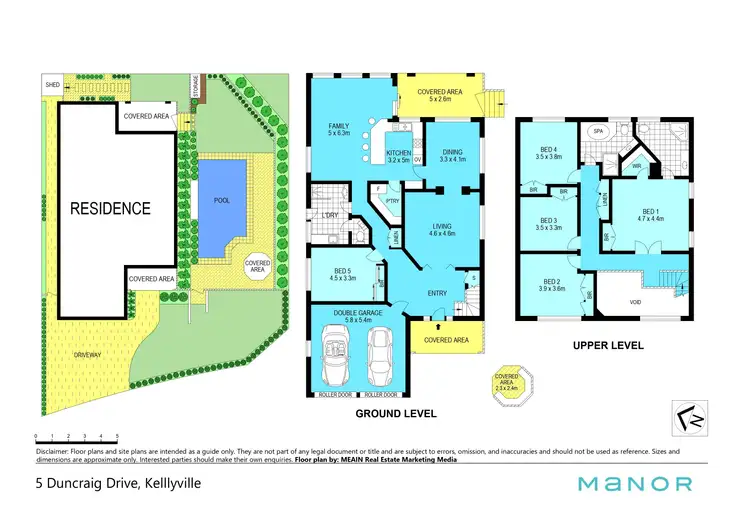 Floorplan of Homely house listing, 5 Duncraig Drive, Kellyville NSW 2155