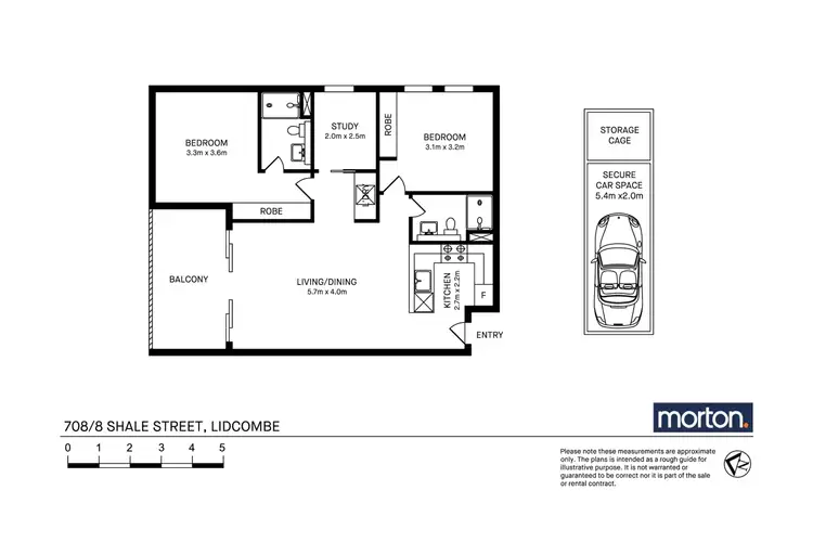 Floorplan of Homely apartment listing, 708/8 Shale Street, Lidcombe NSW 2141