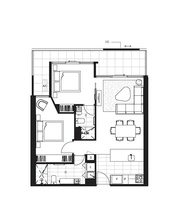 Floorplan of Homely apartment listing, 512/253 Northbourne Avenue, Lyneham ACT 2602