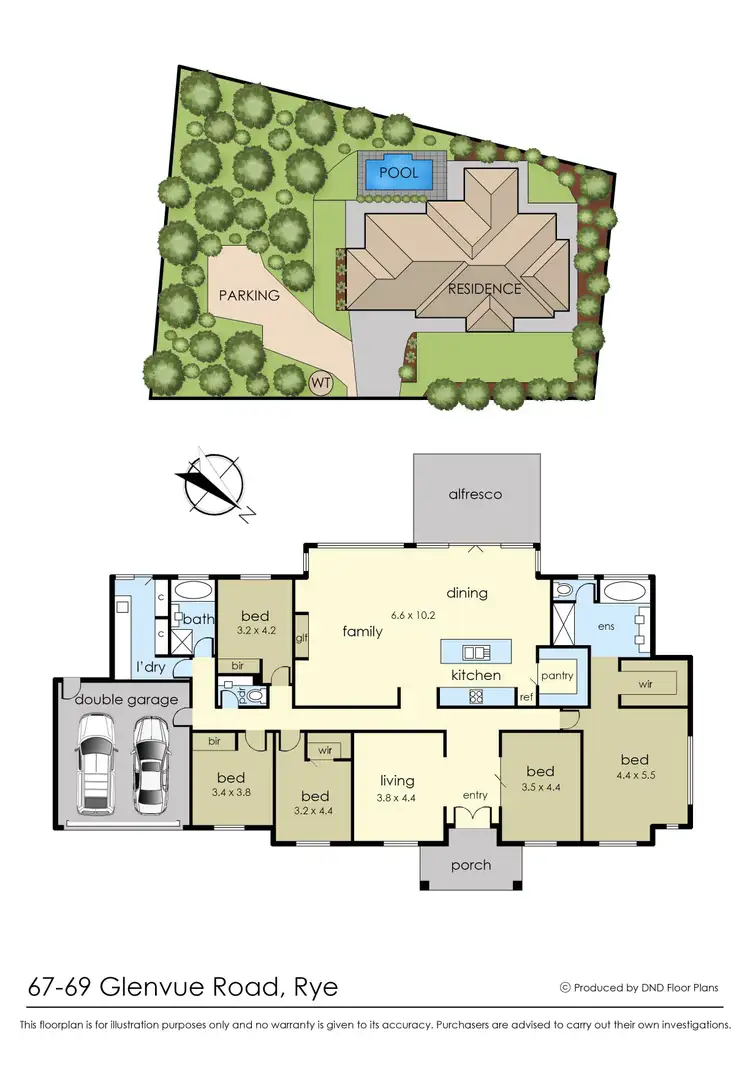 Floorplan of Homely house listing, 67-69 Glenvue Road, Rye VIC 3941