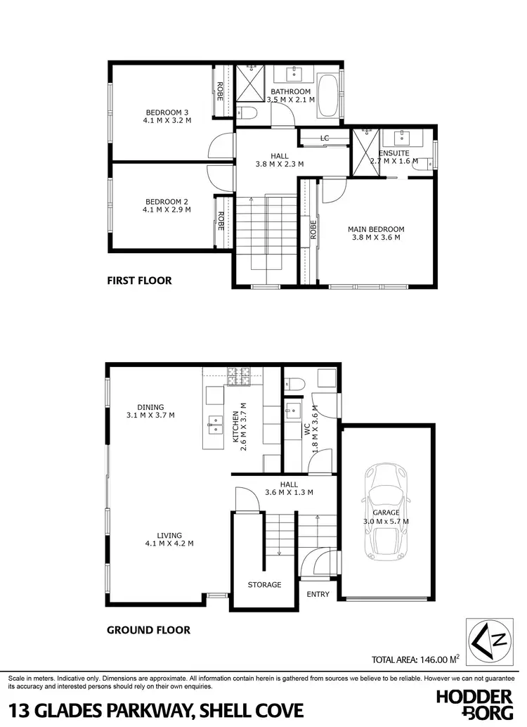 Floorplan of Homely house listing, 13 Glades Parkway, Shell Cove NSW 2529