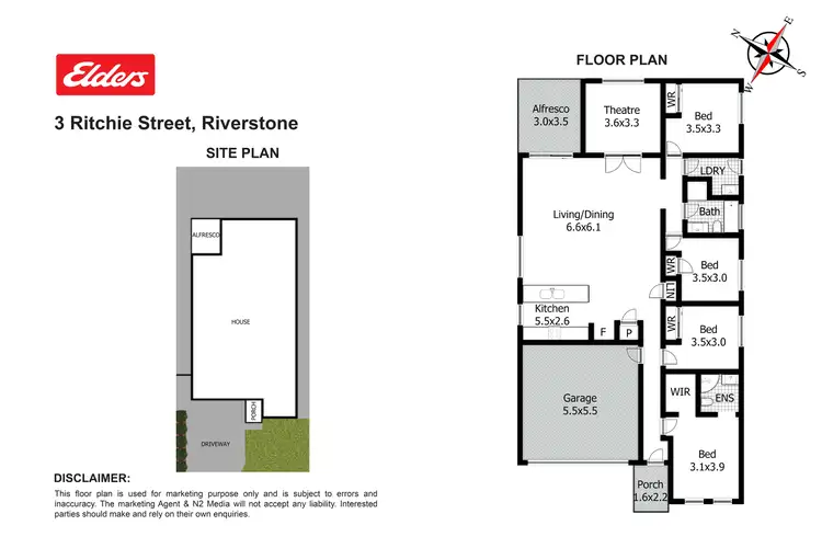 Floorplan of Homely house listing, 3 Ritchie Street, Riverstone NSW 2765