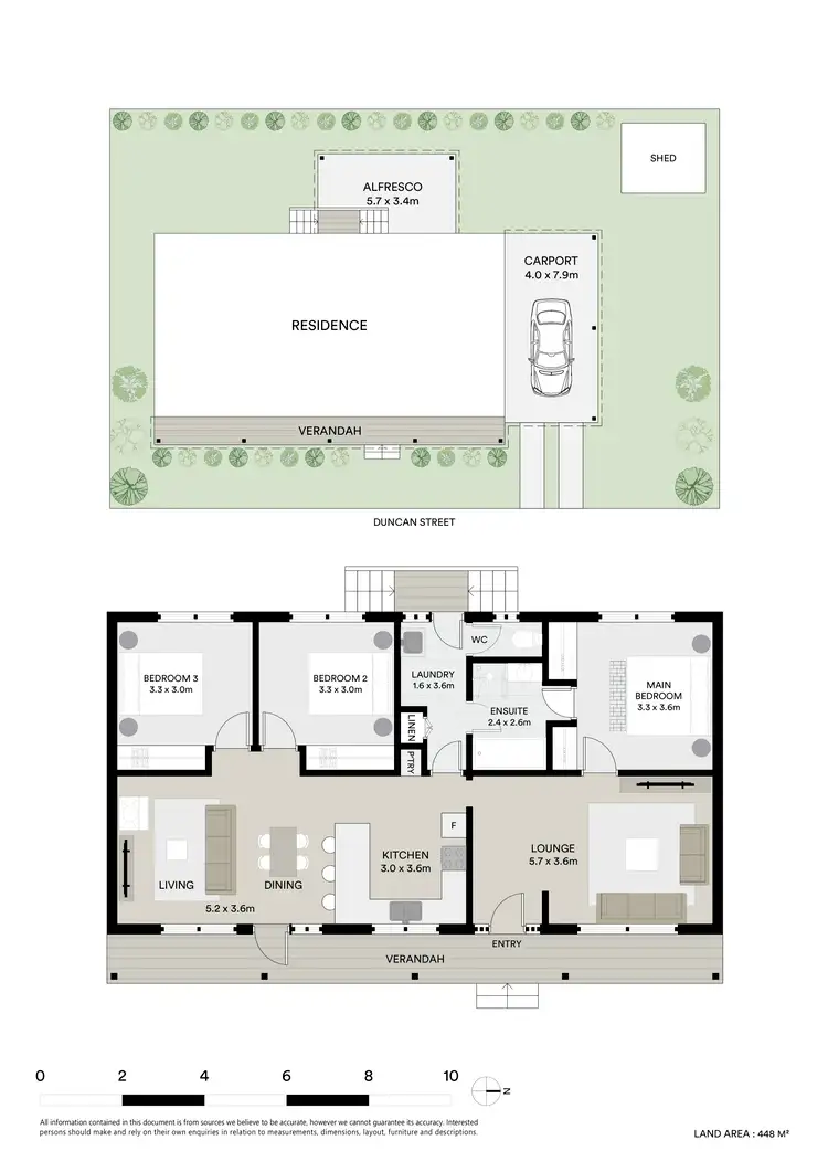 Floorplan of Homely house listing, 3 Duncan Street, Ballan VIC 3342