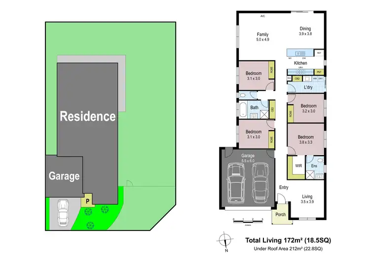 Floorplan of Homely house listing, 39 Summerhill Boulevard, Drouin VIC 3818