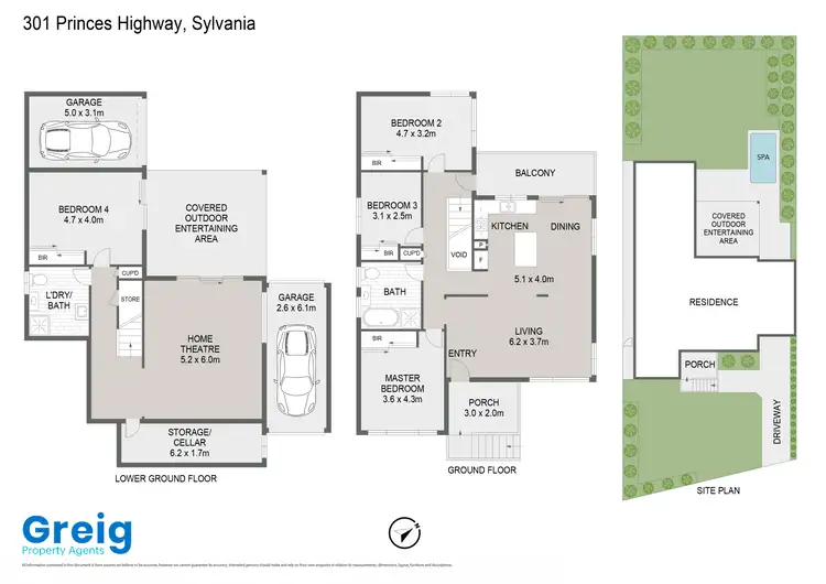 Floorplan of Homely house listing, 301 Princes Highway, Sylvania NSW 2224