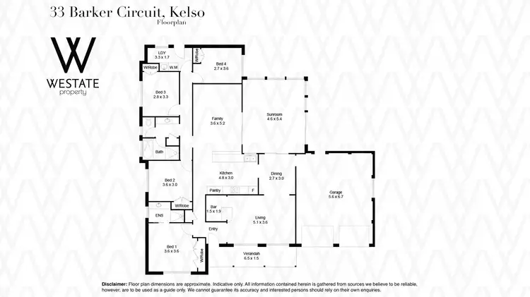 Floorplan of Homely house listing, 33 Barker Circuit, Kelso NSW 2795