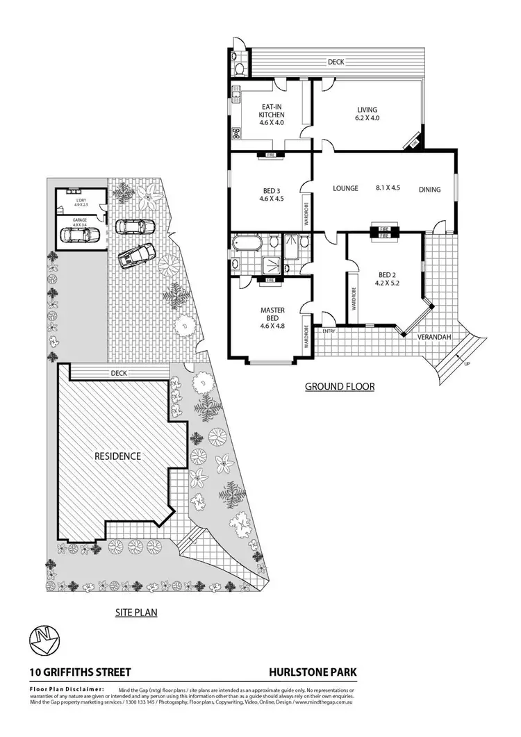 Floorplan of Homely house listing, 10 Griffiths Street, Hurlstone Park NSW 2193