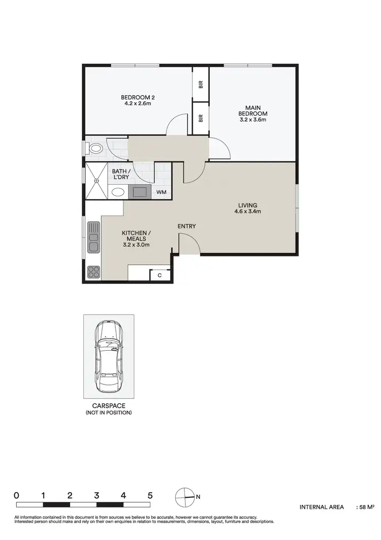 Floorplan of Homely apartment listing, 4/213 Gordon Street, Footscray VIC 3011
