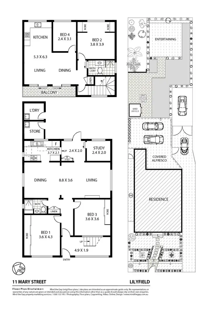 Floorplan of Homely house listing, 11 Mary Street, Lilyfield NSW 2040
